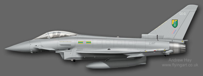 Typhoon F.2 ZJ917 3(F) Sqn